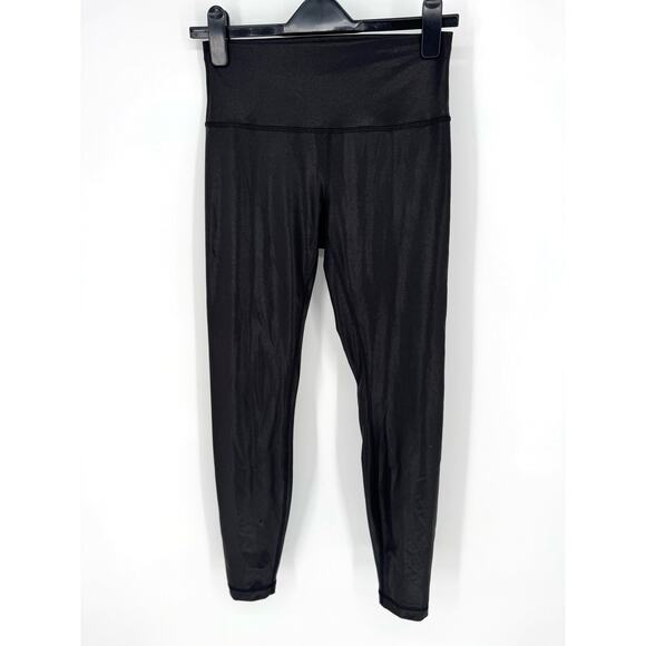 Lululemon athletica Align High-Rise shine  Black metallic size 8 - Picture 2 of 9